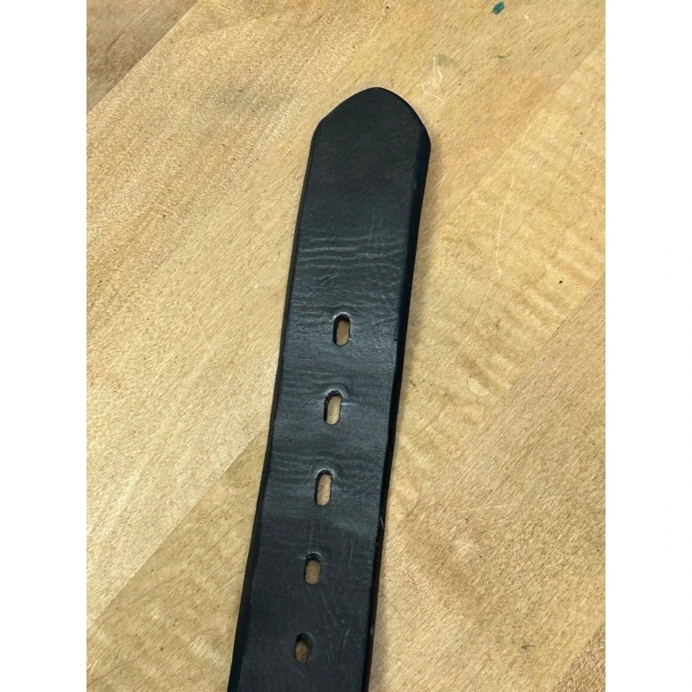 Levi's Belt‎ Mens L Black Synthetic Leather 11LP120049 Hexagonal Buckle Casual